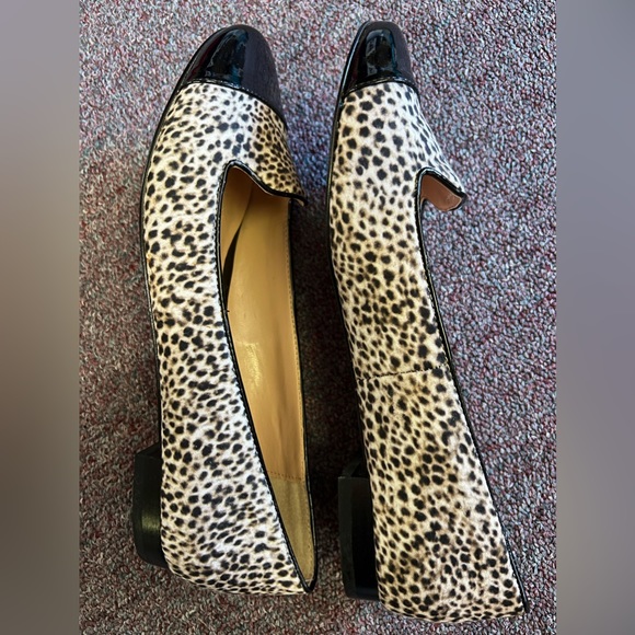 Julianne Hough Shoes Womens 8B Casual Slip On Ballet Brown Fabric Cap Toe - Picture 6 of 6